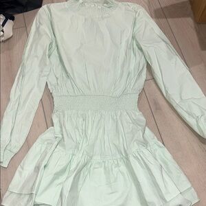 Nasty Gal Mint Long Sleeve Dress
